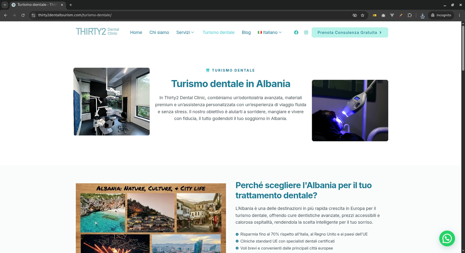 Thirty2 Dental Tourism treatment page